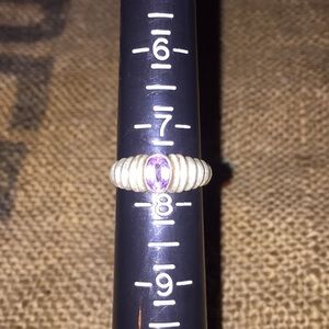 ❤️Sterling silver and Amethyst ring. Size 7.5